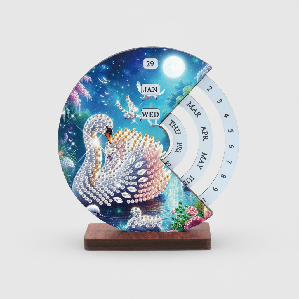 Diamond Painting Schwan
