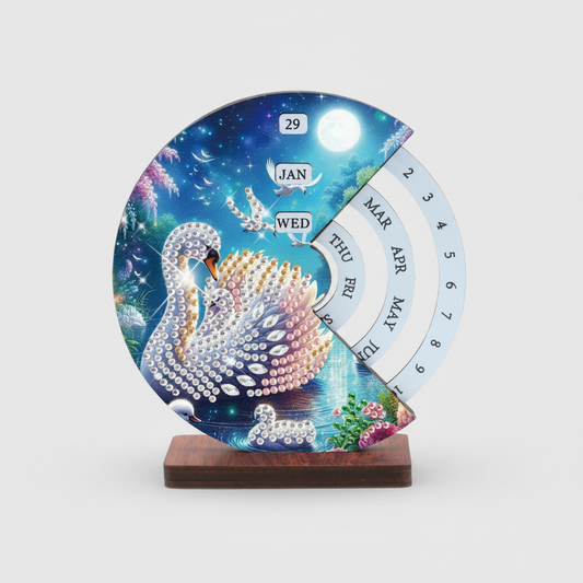 Diamond Painting Schwan