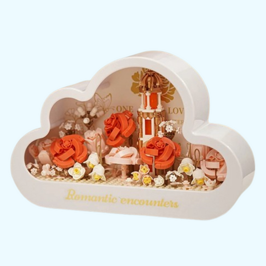 Rosen in einer Wolke Bausteinset