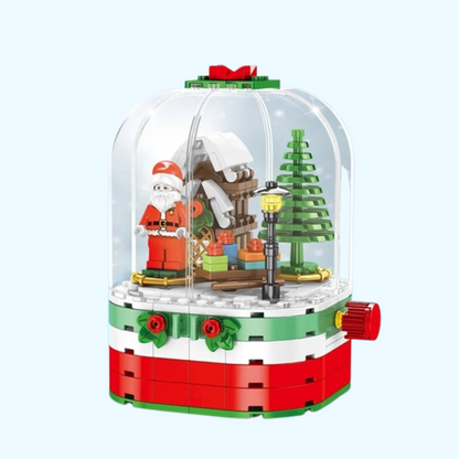 Weihnachtsmann-Spieluhr Bausteinset