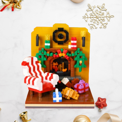 Weihnachtsschornstein Bausteinset