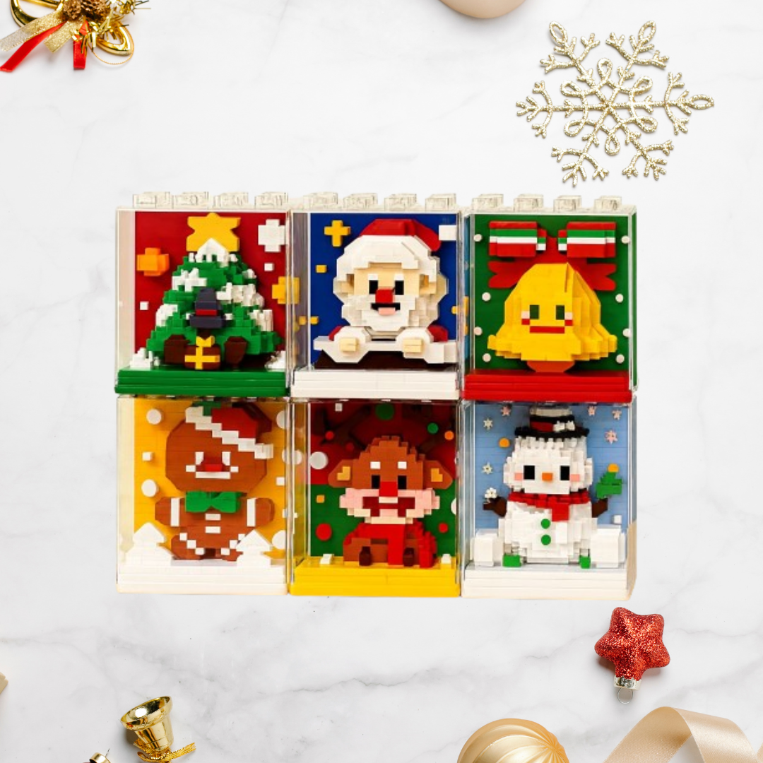 Weihnachtsfiguren in Bauklötze Bausteinset