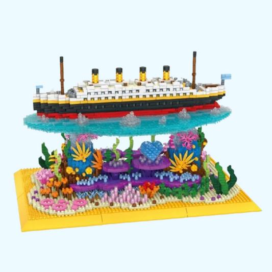 Titanic aus Pflanzen Bausteinset