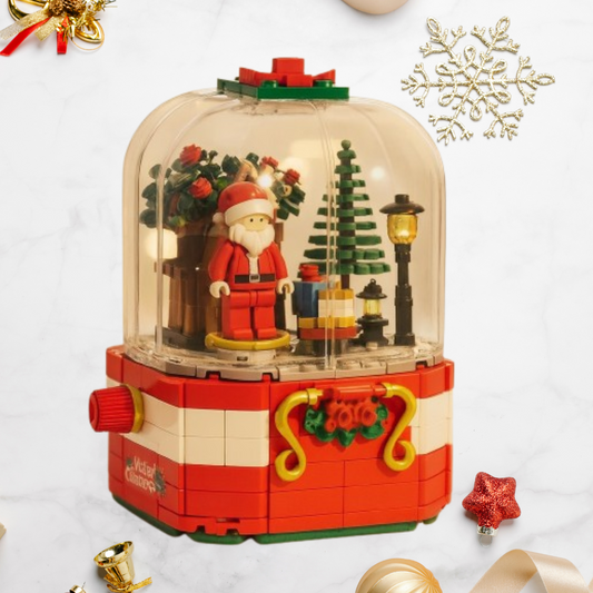 Weihnachtsmann-Spieluhr Bausteinset