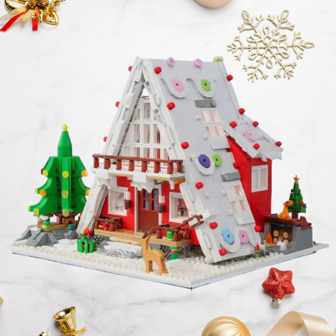 Weihnachtschalet Bausteinset
