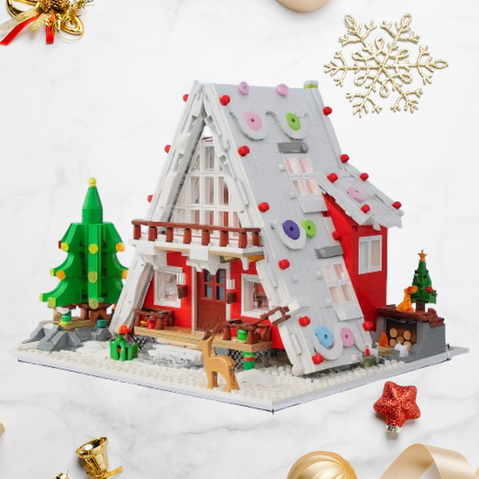 Weihnachtschalet Bausteinset