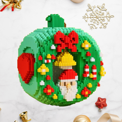 3D Weihnachtsapfel Bausteinset