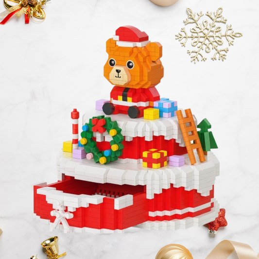 Weihnachtstablett Bausteinset