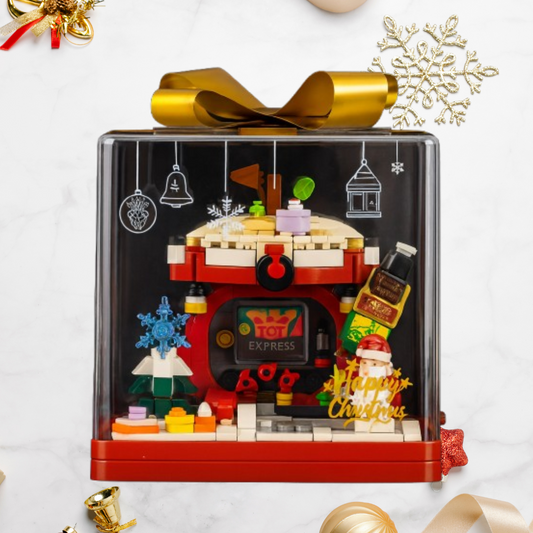 Weihnachtsapfel im Geschenk Bausteinset