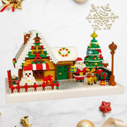 Haus des Weihnachtsmanns Bausteinset