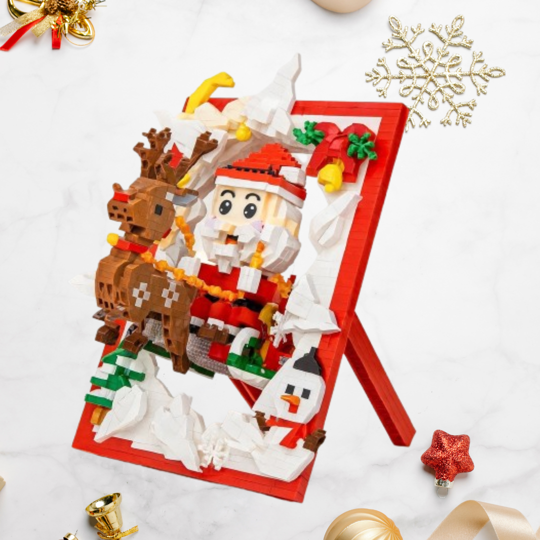 3D-Weihnachtsmalerei Bausteinset
