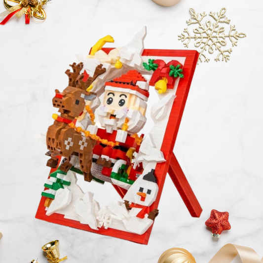 3D-Weihnachtsmalerei Bausteinset