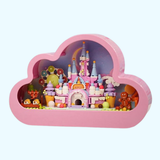 Schloss in einer Wolke Bausteinset