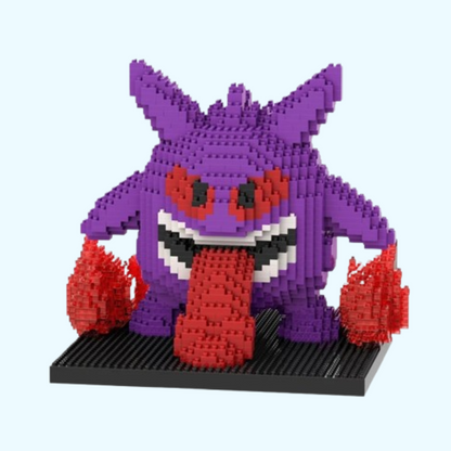 Lila Monster Bausteinset