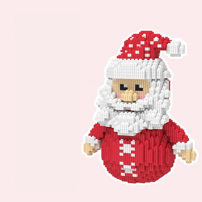 Lustiger Weihnachtsmann Bausteinset