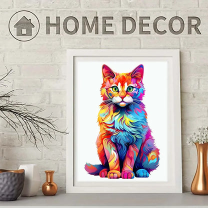 Katze Holzpuzzle