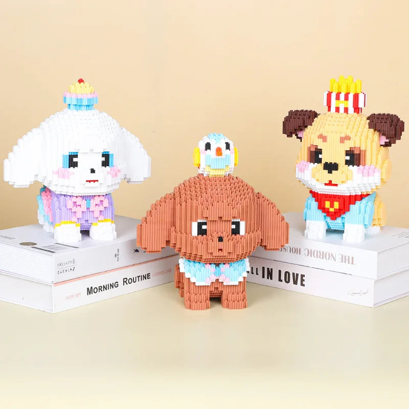 Welpe trifft Cupcake Bausteinset
