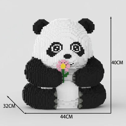 Mega- und Mini-Panda Bausteinset