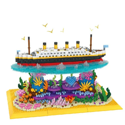 Titanic aus Pflanzen Bausteinset