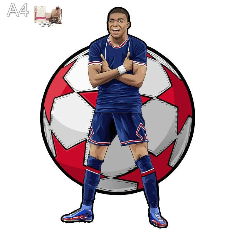 Mbappé Holzpuzzle