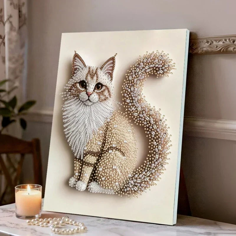 Diamond Painting Katze