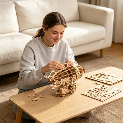 Luftschiff 3D-Holzbausatz