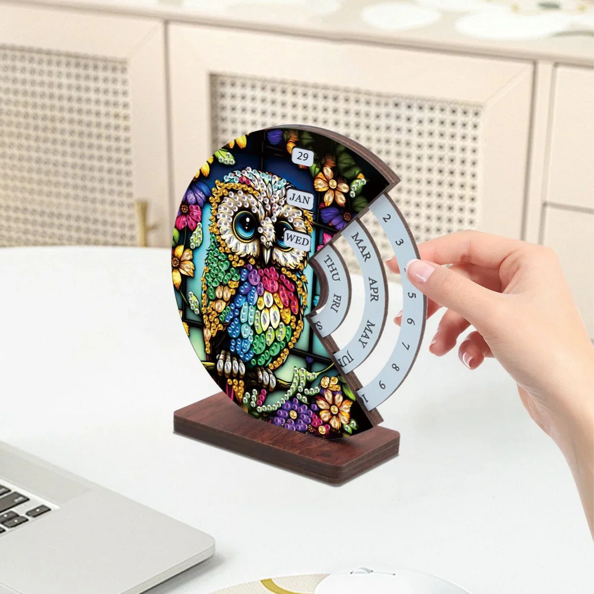 Diamond Painting Bunte Eule