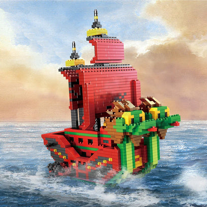 Drachenschiff Bausteinset