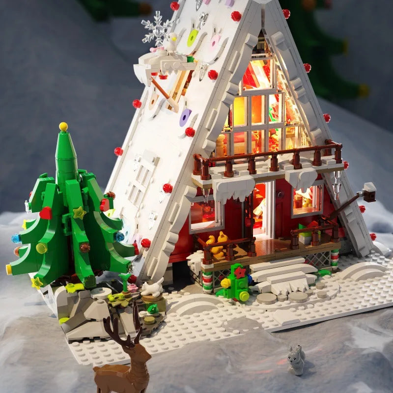 Weihnachtschalet Bausteinset