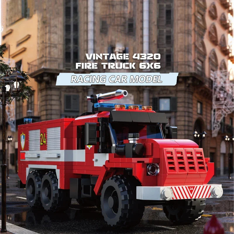 Feuerwehrwagen Bausteinset