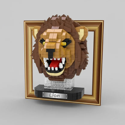 Mini 3D Bild Löwe Bausteinset