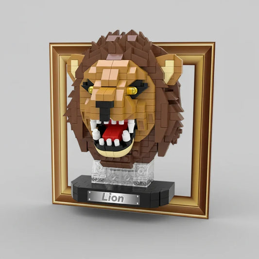 Mini 3D Bild Löwe Bausteinset