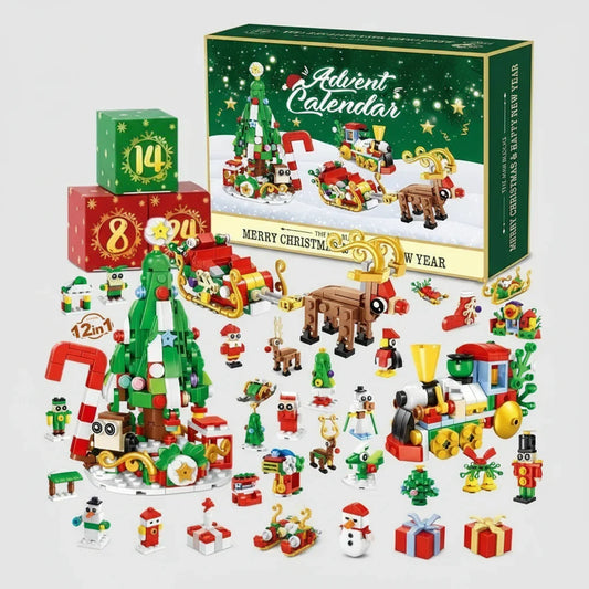 Weihnachts Adventskalender 24 Tage Bausteinset