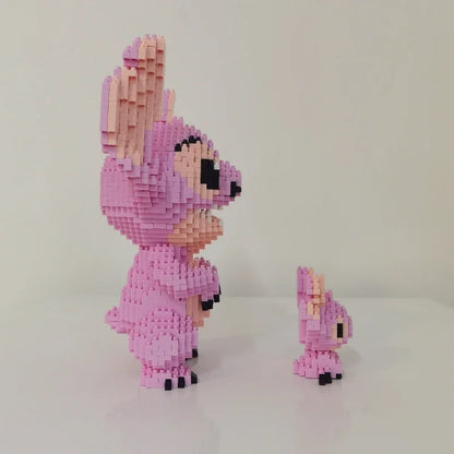 Süßes Rosa Wesen Bausteinset