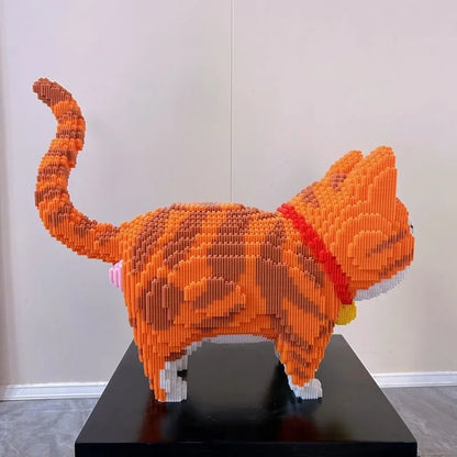 Mega Orange Katze! Bausteinset
