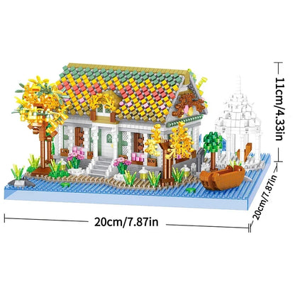 Haus auf dem Wasser Bausteinset
