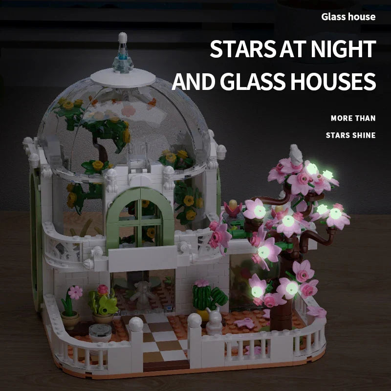 Gläsernes Baumhaus Bausteinset