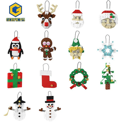 Weihnachtsbaum-Anhänger Bausteinset