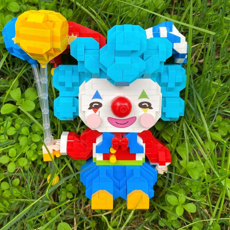 Lustiger Clown Bausteinset