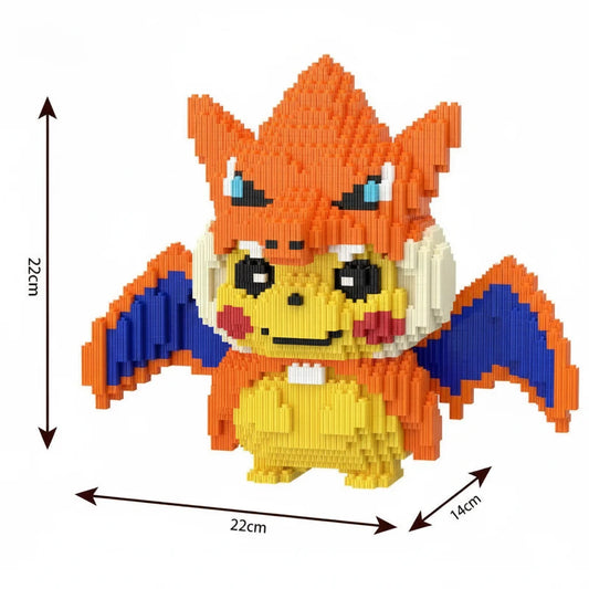 Gelber Blitzdrache Bausteinset