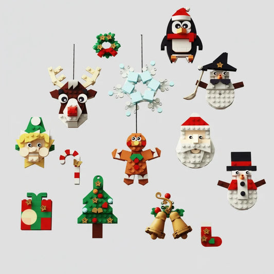 Weihnachtsbaum-Anhänger Bausteinset