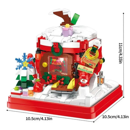 Weihnachtsapfel im Geschenk Bausteinset