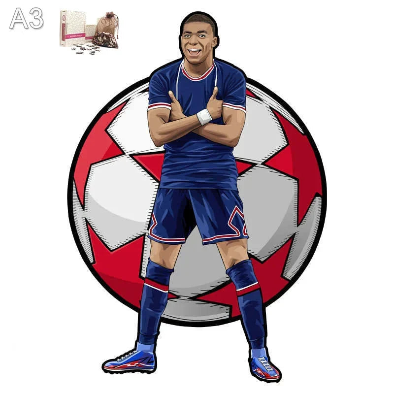 Mbappé Holzpuzzle
