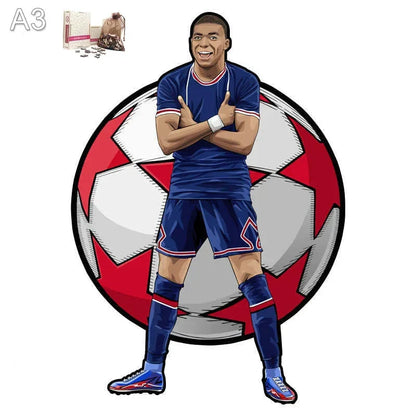 Mbappé Holzpuzzle