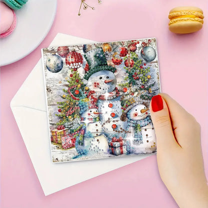 Diamond Painting Verschiedene Weihnachtskarten