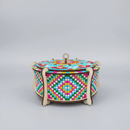 Diamond Painting Mandala Holzkiste