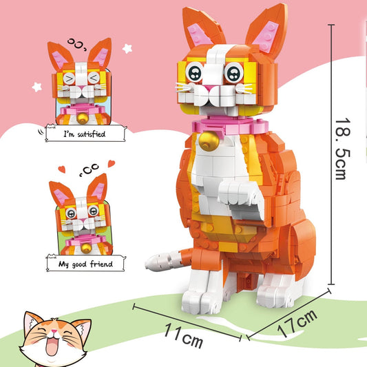 Schöne Katzen Bausteinset