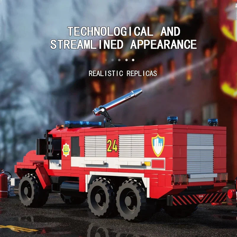 Feuerwehrwagen Bausteinset