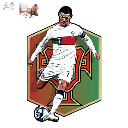 Ronaldo Portugal Holzpuzzle