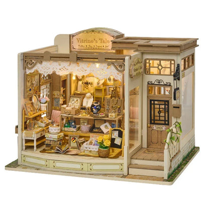 Schmuckladen 3D-Holzbausatz